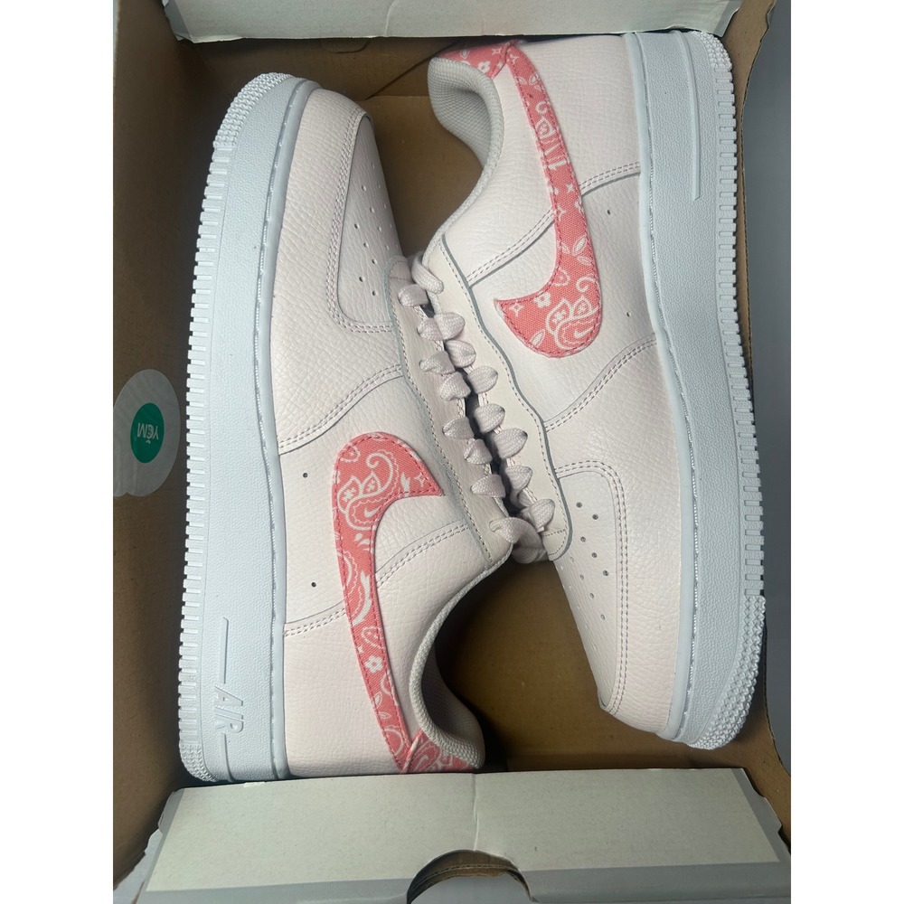 Nike Air Force 1 07 Paisley Pearl‎ Pink Coral Chalk Mens 10/WMNS 11.5 FD1448-664
